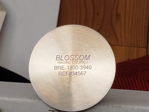 Blossom Tia Valves getting a name stamping. 
